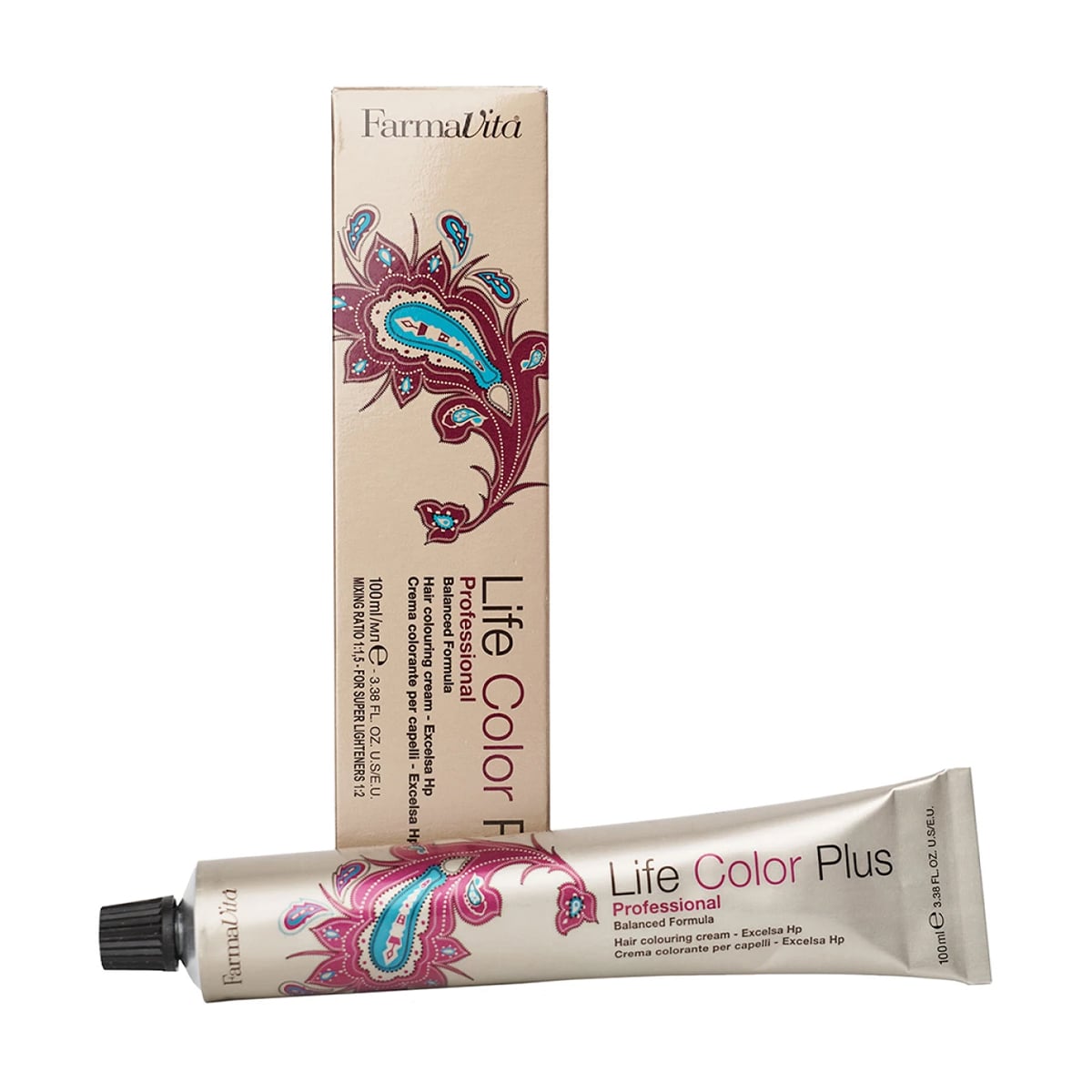 Уцінка! Перманентна крем-фарба для волосся FarmaVita Life Color Plus Hair Colouring Cream 9.1 Дуже світлий блондин попелястий, 100 мл